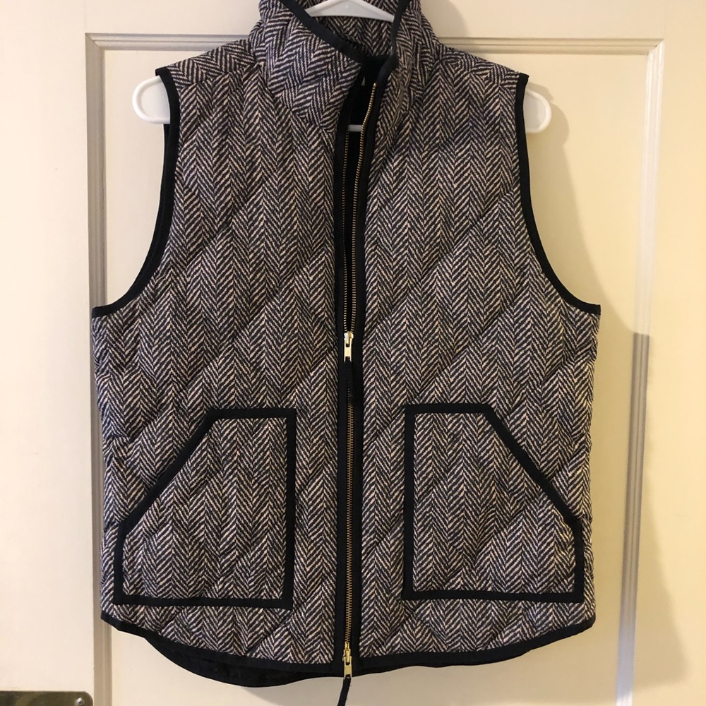JCrew Herringbone vest